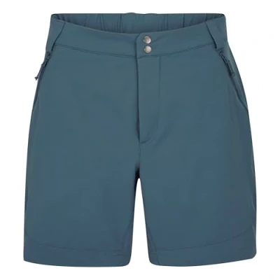 Image of Rab Women&#039;s Torque Mountain Shorts (8 Inch Inseam) Durable Softshell Active for Hiking, Trekking, &amp; Climbing Orion Blue Medium