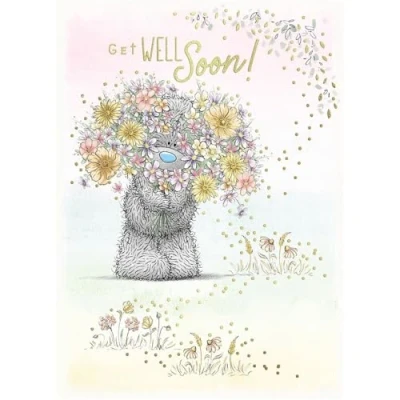 Image of Me To You Tatty Teddy Get Well Soon Card Official Collection 5 x 7