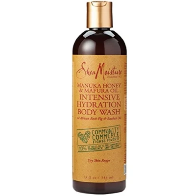 Image of SheaMoisture Community Commerce Manuka Honey &amp; Mafura Oil Intensive Hydration Body Wash 384ml