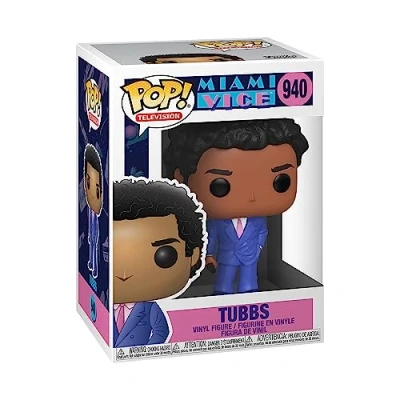 Image of Funko POP! TV: Miami Vice Ricardo Tubbs Collectable Vinyl Figure Gift Idea Official Merchandise Toys for Kids &amp; Adults TV Fans Model Collectors and Display