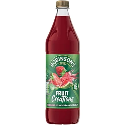 Image of Robinsons Fruit Creations Strawberry &amp; Watermelon Squash 1L