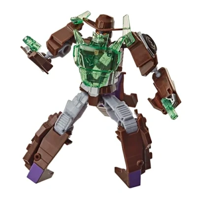 Image of Transformers Bumblebee Cyberverse Adventures Battle Call Trooper Class Wildwheel, Voice Activated Energon Power Lights, Ages 6 and Up, 5.5 inch