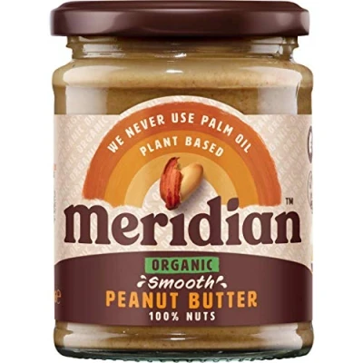 Image of Meridian Organic Peanut Butter Smooth No Salt 280g