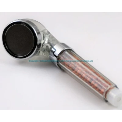 Image of Supersoft Shower Small Turbo Head Increases Pressure Filters Hard Water Saves Energy