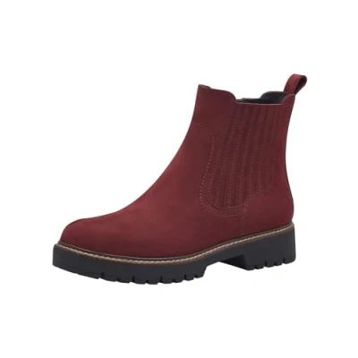 Image of Tamaris Women&#039; 1 25410 43 Chelsea Boot, Merlot, 3.5 UK