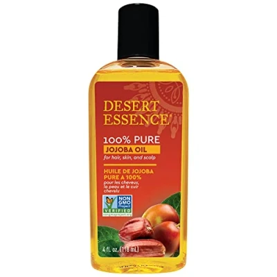 Image of Desert Essence Jojoba Oil for Hair, Skin &amp; Scalp 4 Fl Oz (118 Ml)