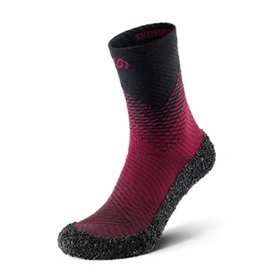 Image of Skinners 2.0 Compression Carmine Minimalist Barefoot Sock Shoes for Active Men &amp; Women Lightweight Durable Sports and Dynamic Activities