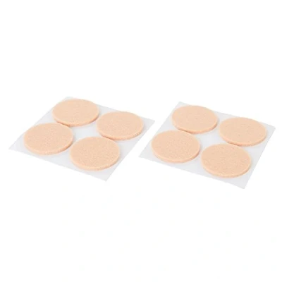 Image of Fixman 621423 Self Adhesive Round Felt Protector Pads 38mm Diameter Pack of 8