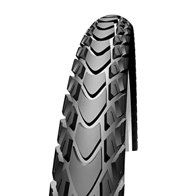 Image of Schwalbe Unisex&#039;s Marathon MONDIAL Evo, DD, V Guard, Folding Tyres, Black, 50 622 1402876125