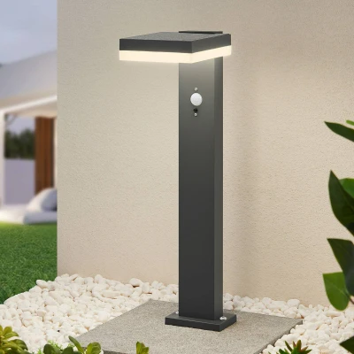 Image of Lindby Laira LED solar pillar light 50 cm