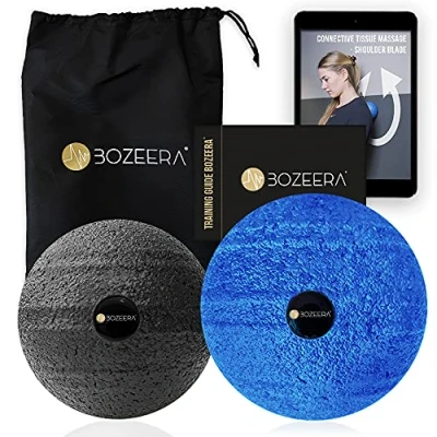 Image of [Trigger Point Ball 8cm &amp; Trigger 10cm] Massage Set Deep Tissue for Back Legs Foot etc. Balls/Trigger Balls Includes Free Video, Booklet Bag Premium