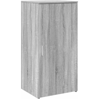 Image of vidaXL storage cabinet/sideboard/organizer engineered wood grey sonoma color 50x45x103.5 cm versatile use in office/living room/bedroom
