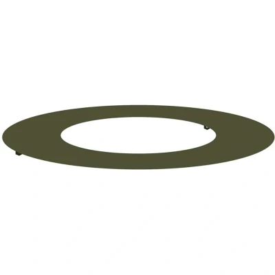 Image of vidaXL Plastic Planter Olive green Large Decorative Inlays