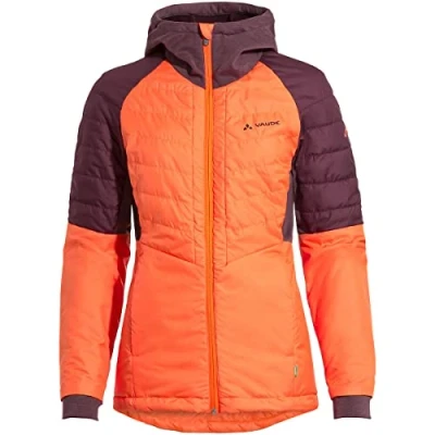 Image of VAUDE Women&#039;s Cyclist Hybrid Jacket, womens, 42493, neon orange, 34 (EU)