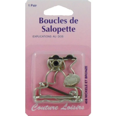 Image of Hemline Suspender: Bib and Brace Set, Silver, 40mm, Unisex, Men&#039;s Women&#039;s Clothing Accessory