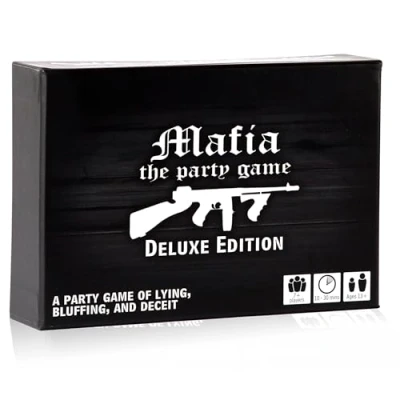 Image of APOSTROPHE Games Mafia The Party Game Deluxe Edition, a of Lying, Bluffing, and Deceit, Stocking Stuffer