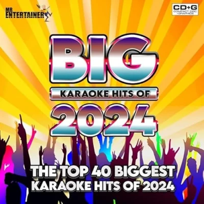 Image of Mr Entertainer Big Karaoke Hits of 2024 CDG Pack. Top 40 Latest Chart Pop Songs