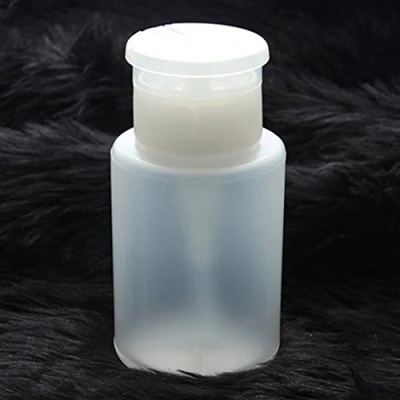 Image of Gemini_mall® 150ML Nail Vanish Polish Remover Acetone Pump Dispenser Bottle (White)