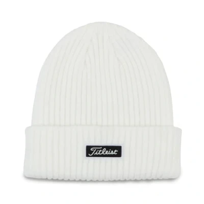 Image of Titleist Charleston Cuff Knit Beanie, White/Black