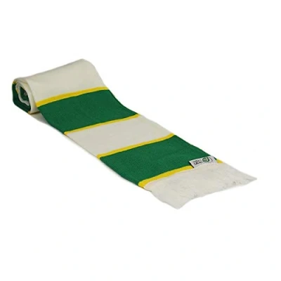 Image of fan originals Pinstripe Football Bar Scarf in Celtic Colours