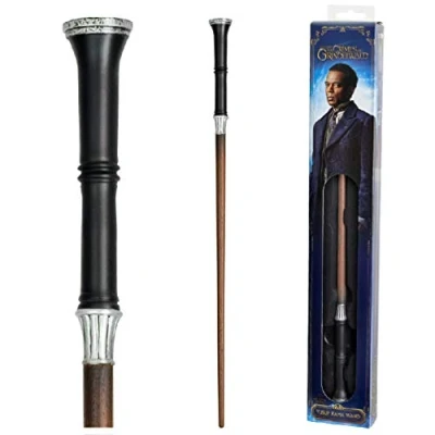 Image of The Noble Collection Yusuf Kama Wand In A Standard Windowed Box 15in (38.5cm) Wizarding World Fantastic Beasts Film Set Movie Props Wands