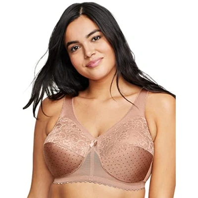 Image of Glamorise Full Figure Plus Size MagicLift Original Support Bra Wirefree #1000