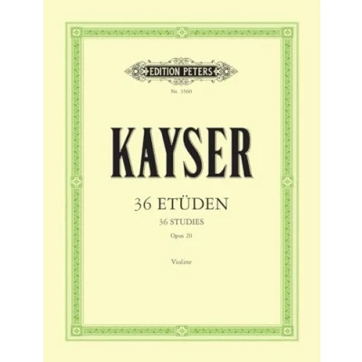 Image of 36 Etüden (Etudes), Op. 20, "für die Violine"