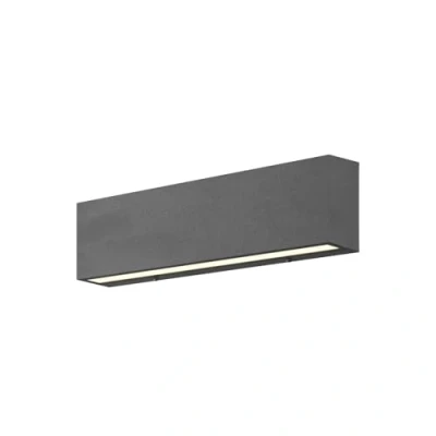 Image of Lucande LED Outdoor Wall Light &#039;Elvira&#039; (Modern) in Black Made of Aluminium (1 Source,) from lamp for Exterior/Interior Walls, House, Terrace und Balcony