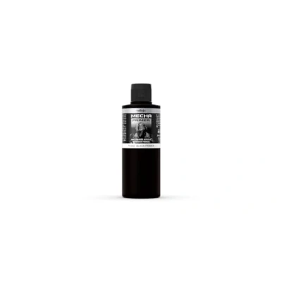 Image of Vallejo 200 ml &quot;AV Mecha Color&quot; Acrylic Airbrush Colour Black Primer