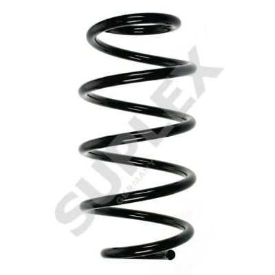 Image of 1K0411105DD Coil spring SUPLEX 39226 Front Axle with constant wire diameter red, pink (2x) VOLKSWAGEN: Golf 5, Touran I, I