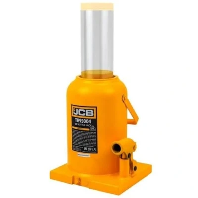 Image of JCB 20 Tonne Automotive Hydraulic Bottle Jack, 450mm Maximum Lift Compact design Easily Transported Robust Steel plate 3 year Warranty