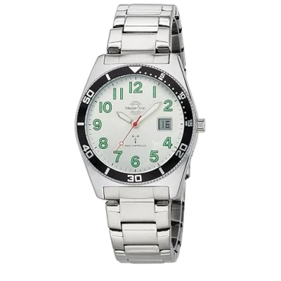 Image of Master Time MTGA 10859 41M Radio Quartz Men&#039;s Watch Analogue Digital with Stainless Steel Strap, Bracelet