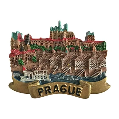 Image of Prague Czech 3D Refrigerator Magnet Travel Sticker Souvenirs Home &amp; Kitchen Decoration Fridge from China