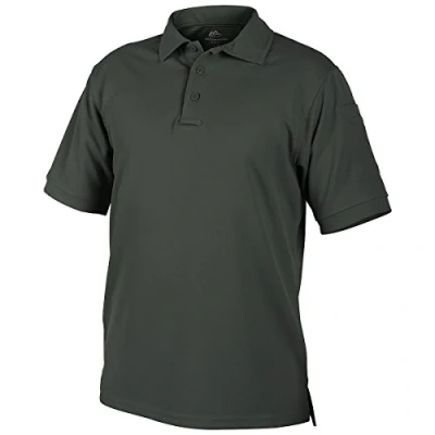 Image of Helikon Men&#039;s Urban Tactical Line Polo Shirt TopCool Jungle Green Size 3XL