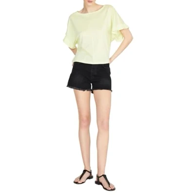 Image of Sisley Women&#039;s T Shirt 3wgql103b, Yellow 3k0, S