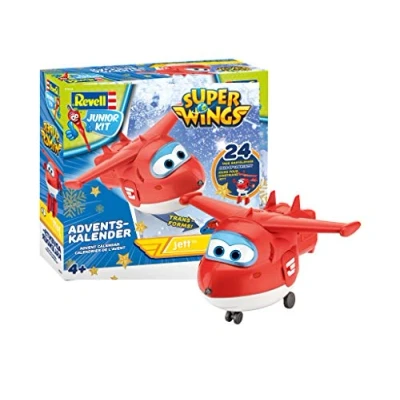 Image of Revell 01024 Super Wings Jett Advent Calendar, Red, 20cm