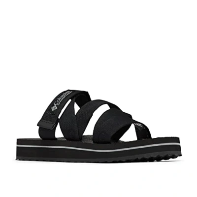 Image of Columbia Alava Slide Women&#039;s Sandals, Black x Steam, 6 UK