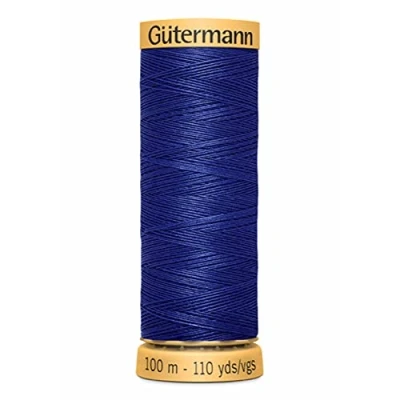 Image of Gütermann GNE50 4932 Sewing Thread Cotton Blue 100m