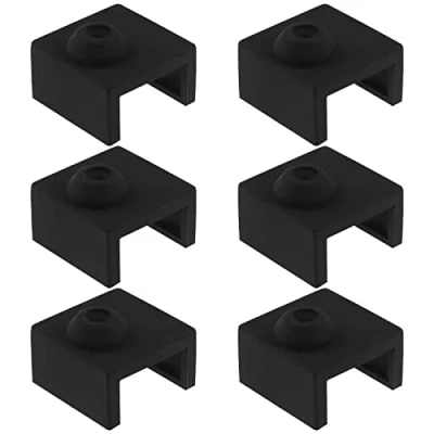 Image of the Lord of Tools 6PCS 3D Printer Hotend Sock Heater Block Silicone Cover Compatible with Creality Ender 3/Ender 3 Pro/Ender V2/Ender 5/CR 10 Series MK7 MK8 MK9 Hotends