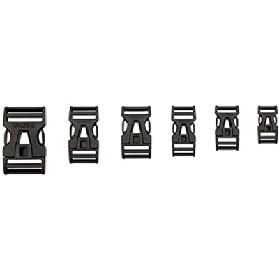 Image of Vaude Steckschnalle Dual Adjust Quick Release Buckle Black/Black, 25 mm