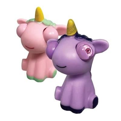 Image of Wild Winkers Unicorn from Deluxebase. Squeeze Toy with Popping Eyes. Stress Fidget for Adults and Kids. Squishy Animal Figures Kids Party Favors Toys.