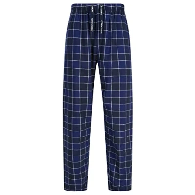 Image of Tokyo Laundry Men&#039;s Tayos Checked Brushed Flannel Cotton Lounge Pants