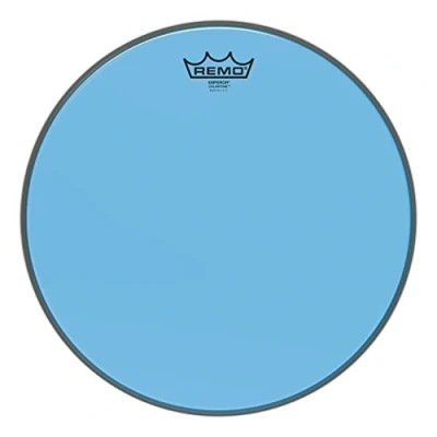 Image of Remo Emperor Colortone Blue Drum Head, 14&quot;