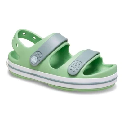 Image of Crocs Crocband Cruiser Unisex Pool slides for kids, Size: 4K, Fair green/dusty green Synthetics