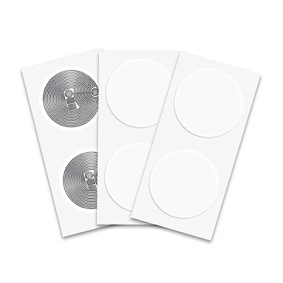 Image of 30 x NTAG216 NFC Tags (NFC Sticker/NFC Sticker) Timeskey 216 Day 888 Bytes Memory White