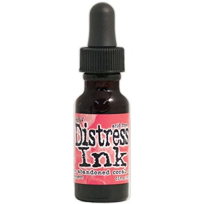 Image of Ranger Distress Pad Re Inker .5oz Abandoned Coral,