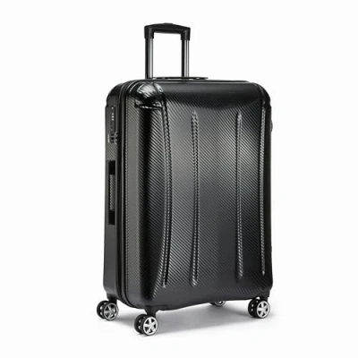 Image of Amazon Basics Medium Suitcase with 4 Spinning Wheels, Hardside Spinner, Oxford, TSA Lock, 71 cm, Black