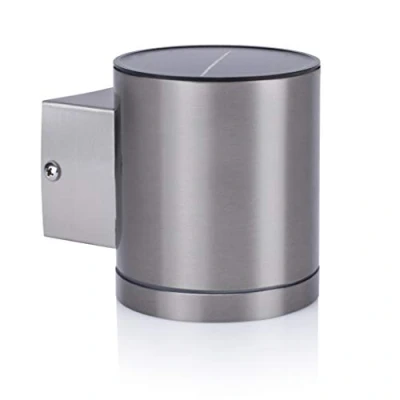 Image of Smartwares Outdoor Wall Light, Solar Powered, Day to Night Sensor, Integrated LED, 35 Lumens, IP44