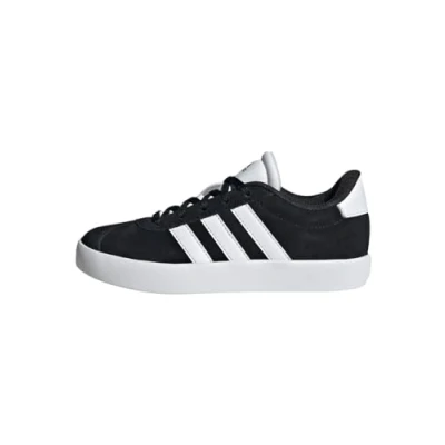 Image of adidas Unisex Kids VL Court 3.0 Shoes Kids, Core Black/Cloud White/Core Black, 11 UK Child
