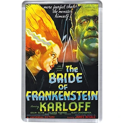 Image of Super Universe The Bride of Frankenstein Fridge Magnet 5 x 7.5 cm